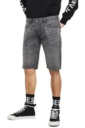 Diesel Jeansbermudas Thoshort 0JAXI Herren Jeans Bermuda Shorts grau W30