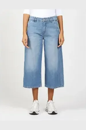 Gang 3/4-Jeans 94MONA CULOTTE mit weitem Bein blau 34
