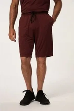JP 1880 Bermudas Funktions-Shorts FLEXNAMIC® Fitness braun|rot L