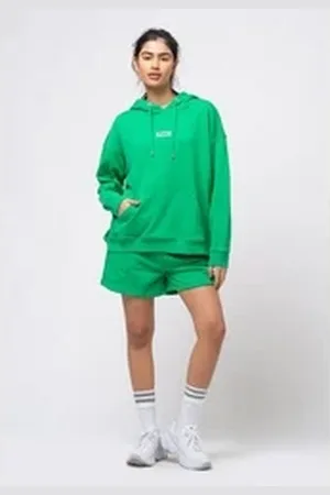 Tom Barron Freizeitanzug WOMEN OVERSIZE FIT SWEATSHIRT AND SHORT SETS grün L