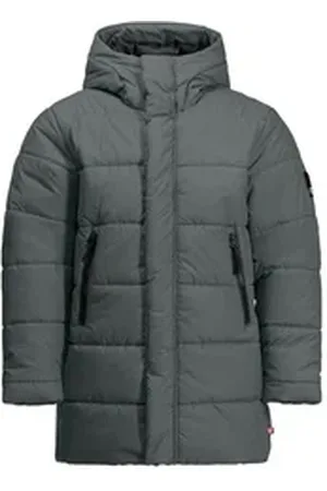 Jack Wolfskin Outdoorjacke TEEN INS LONG JACKET Y grün 152