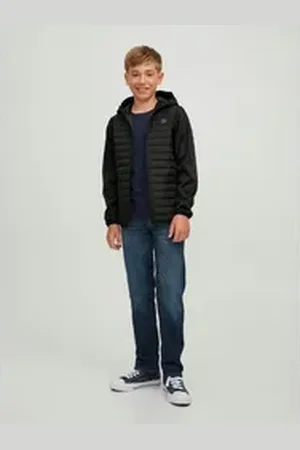 JACK & JONES Steppjacke schwarz 176