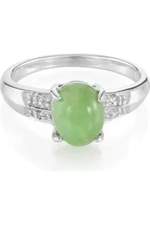 Cavill Silberring Australischer Chrysopras 925 Silber Ring, 0,93 ct (1-tlg) beige|silberfarben