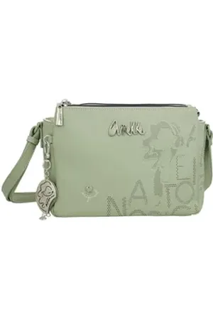 Anekke Umhängetasche Original 3 Compartment Crossbody Bag grün