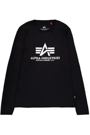 Alpha Industries Longsleeve Men - Longsleeves Basic T - Longsleeve schwarz L
