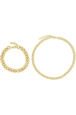 Heideman Collier Set Zayn goldfarben (inkl. Geschenkverpackung), Geschenkset für Männer mit Kette und Amrband goldfarben