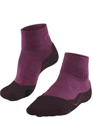 Falke Sportsocken Damen Wandersocken TK2 Wool Short Socks 16328 lila 35-36