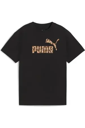 PUMA T-Shirt Essentials Animal Logo Infill T-Shirt Mädchen schwarz 176