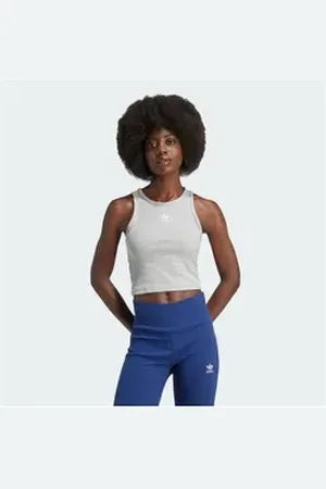 adidas Originals Tanktop ESSENTIALS RIBBED TANKTOP grau 2XL