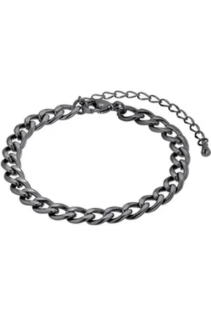Steel_art Heideman Armband Ylva schwarz farben (Armband, inkl. Geschenkverpackung), Armband mit Verlängerungskette schwarz