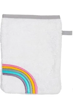 Smithy Handtücher Wolkenweich Regenbogen Frottee, 100% Baumwolle (1-St) weiß