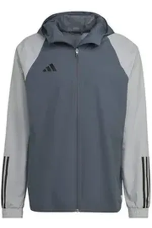 adidas Performance Regenjacke Herren Allwetterjacke Tiro 23 Competition All-Weather Jacket grau XXXL
