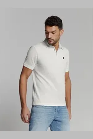No Excess Poloshirt Poloshirt Polo Pique Garment Dyed weiß XL