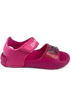 Disney Stitch & Angel Sandale (2-tlg) Mädchen Strandschuhe mit Klettverschluss Gr. 26 - 33 rosa 28-29 EU