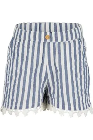 Blue Seven Shorts Mädchen Short gestreift mit elastischem Bund (1-tlg) blau 128