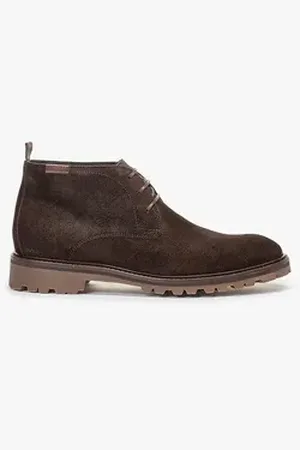 Floris van Bommel Leder Winterstiefel Sturdi 01.23 Ankleboots braun 105