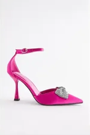 Next Forever Comfort® Spitze Absatzschuhe mit Schleife Pumps (1-tlg) rosa 36 EU