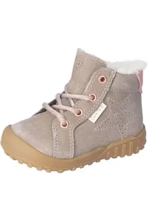 Ricosta Pepino Stiefelette Leder/Textil Schnürstiefelette grau 26 EU