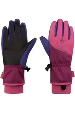 TROLLKIDS Skihandschuhe Trolltunga Winddicht und wasserabweisend rosa 7; 13-14 Years