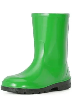 Ladeheid Regenstiefel für Mädchen und Jungen LA-939 Gummistiefel Kinder leicht zu reinigen grün 33 EU