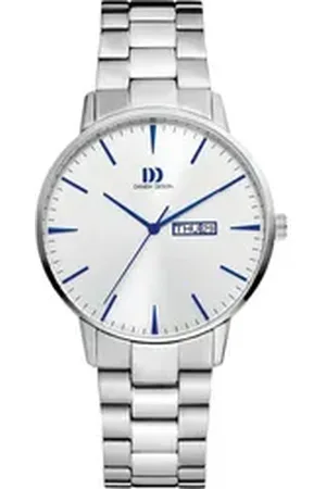 Danish Design Quarzuhr Herrenuhr Uhr IQ90Q1267 Akilia Day/Date Silver Cobalt, (1-tlg)