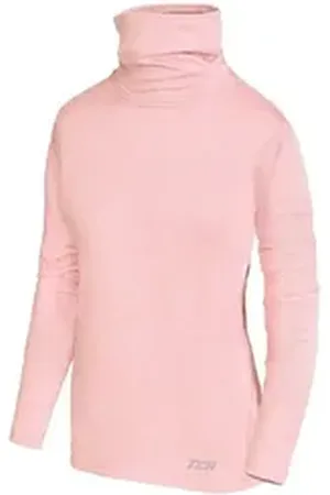 TCA Trainingsshirt Mädchen Warm-Up Thermo Lauf Oberteil - Rosa, 10-12 Jahre (1-tlg) rosa 10-12 Jahre
