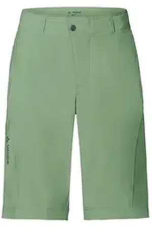Vaude Fahrradhose Damen Radlershorts "Ledro" (1-tlg) grün 36