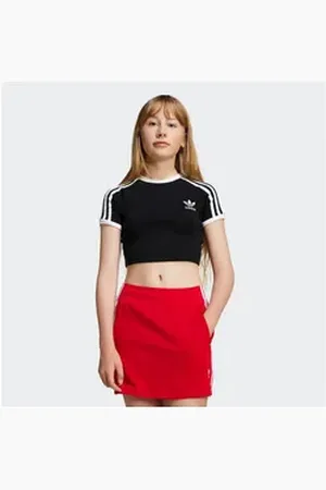 adidas Originals Tanktop 3S CROP TEE schwarz 146