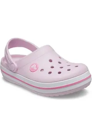 Crocs Crocband Clog Clog, Sandale, Sommerschuh, Badeschuh mit Lüftungsöffnungen rosa 22 EU