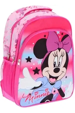 Disney Kinderrucksack Rucksack Süßer Rucksack für Mädchen mit Minnie Mouse-Motiven rosa