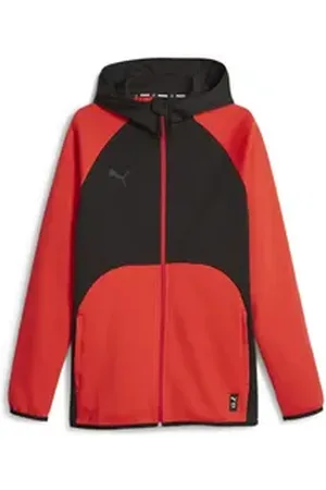PUMA Trainingsjacke Herren Trainingsjacke Hoops Team Dime Jacket 676638 rot XL