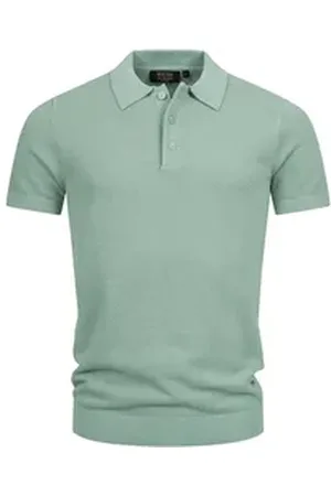 INDICODE Poloshirt INVorm mit dezent strukturierter Oberfläche für das gewisse Etwas grün S
