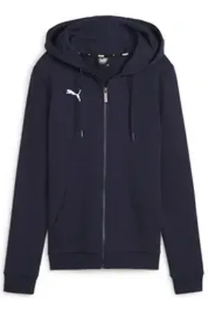 PUMA Sweatjacke Damen Sweatjacke teamGOAL Casuals Hooded Jacket 658597 blau XXL