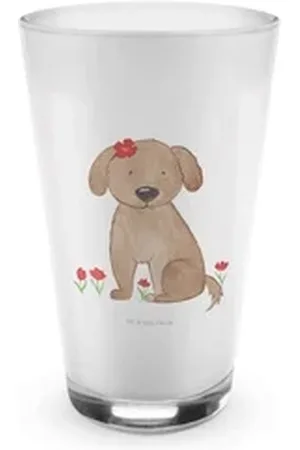 Mr. & Mrs. Panda Glas Hund Dame - Transparent - Geschenk, Hundedame, Hundemama, Haustier, H, Premium Glas, Harmonische Ästhetik