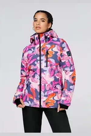CHIEMSEE Skijacke PURPLE/PINK AOP bunt S