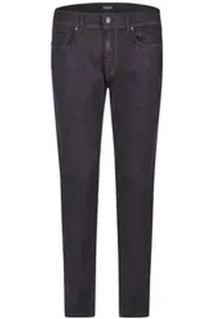 Daniel Hechter Anzughose CASUAL Herren Business Jeans Shape-Fit Marine blau 31/34