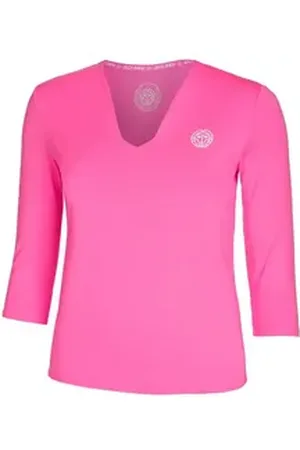 Bidi Badu Longsleeve Crew V-Neck Longsleeve rosa M