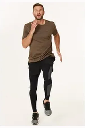 Endurance Funktionsshirt Dipat (1-tlg) mit schnelltrocknender QUICK DRY Technologie braun|grün XL