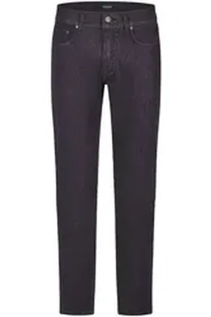 Daniel Hechter Anzughose CASUAL Herren Business Jeans Modern-Fit Marine blau 40/32