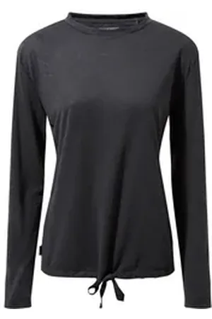 Craghoppers Langarmshirt - NosiLife Novah LS - Damen Shirt Longshirt, grau 46/3XL