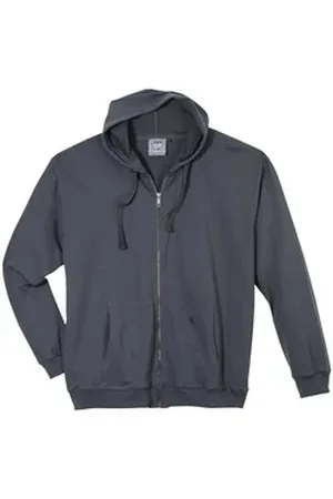 Ahorn Sweatjacke Kapuzen-Sweatjacke dunkelgrau XXL grau 2XL
