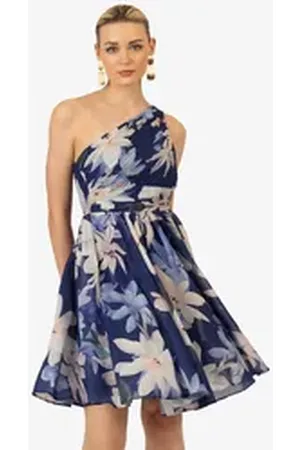 Kraimod Cocktailkleid aus hochwertigem Polyester Material mit Blumendruck weiß 36