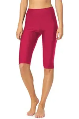 Merry Style Badeshorts lang Damen Knielange Leggings MS10-334 rosa 38