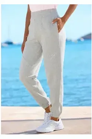 Venice Beach Sweathose mit kleinem Logo-Foliendruck grau 38