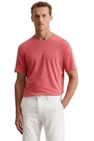 Marc O’ Polo T-Shirt aus reiner Bio-Baumwolle rosa L