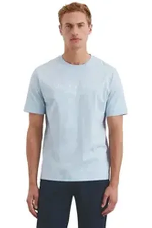 Marc O’ Polo T-Shirt aus reiner Bio-Baumwolle blau L