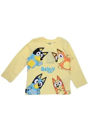 Bluey Langarmshirt und Bingo für Jungen beige 110