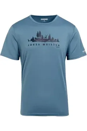 Regatta Funktionsshirt Fingal Slogan III mit Markenlogo auf dem Ärmel blau M