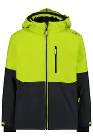 CMP Skijacke Jungen Skijacke Kid Jacket Snaps Hood 34W4964 grün 152