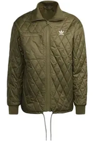 adidas Originals Sweatjacke Originals Quilted Jacke Winterjacken Herren Polyester grün M